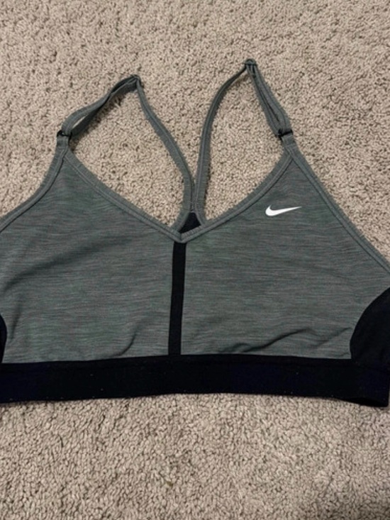 Nike Other - Nike Grey and Black Strappy Sports Bra